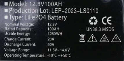 Solarix Nenergy 12V 100Ah LiFePo4 Single Battery Module