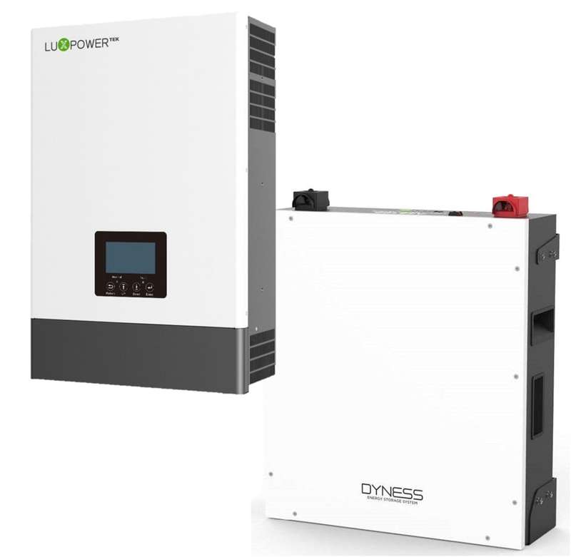 Luxpower 5KVA Hybrid Inverter and Battery Combo Dyness 4.8Kwh Lithium Battery