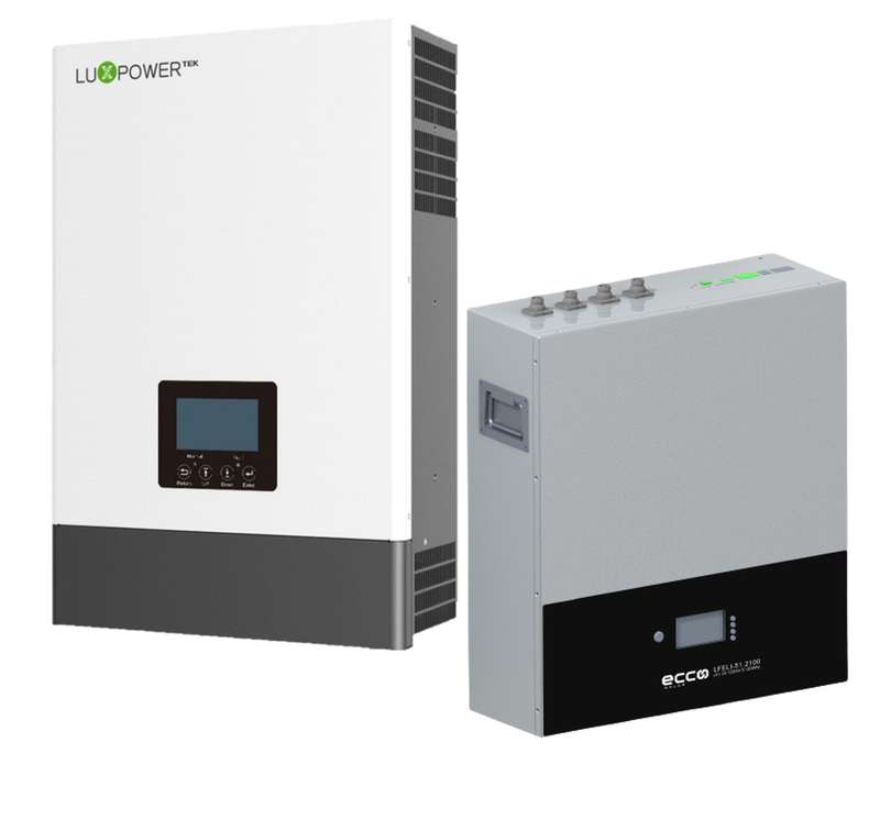 Luxpower Inverter and Battery Combo 5KVA Solar Hybrid Inverter & 5.12KWH ECCO Lithium Battery