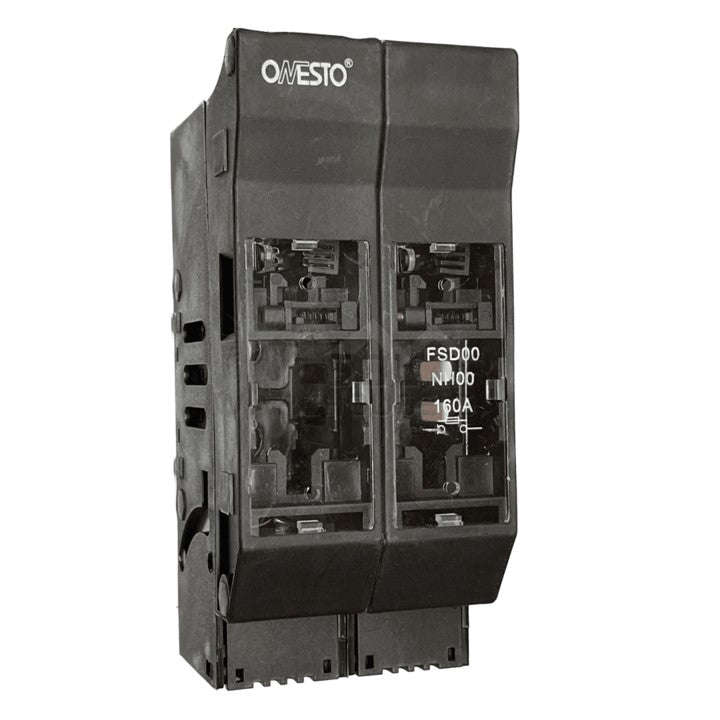 Battery Disconnect ONESTO FSD00-160-2 2 Pole Fuse Switch Disconnector