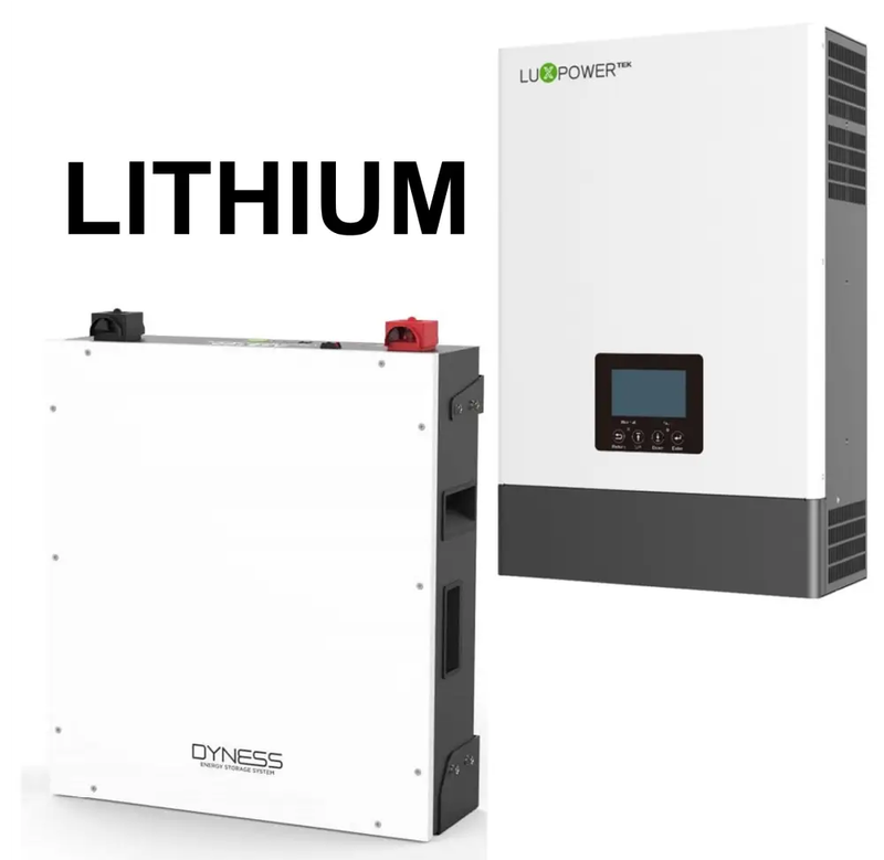 Luxpower 5KVA Hybrid Inverter and Battery Combo Dyness 4.8Kwh Lithium Battery