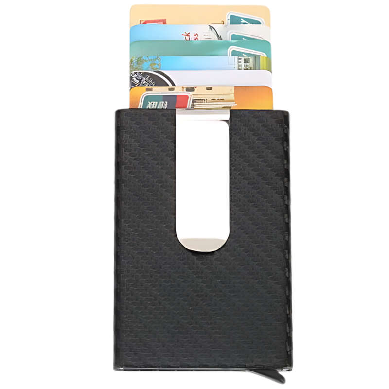 The Carbon Clip Pop Up Wallet