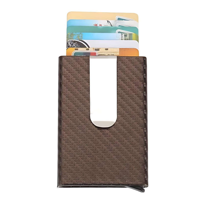 The Carbon Clip Pop Up Wallet