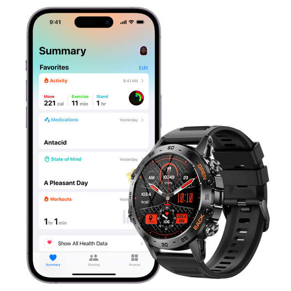 Rugged and Durable Smart Watch South Africa Connects to Apple Health