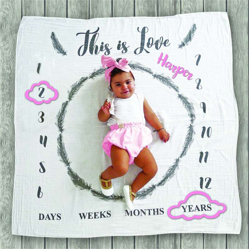 This is Love Milestone Blanket