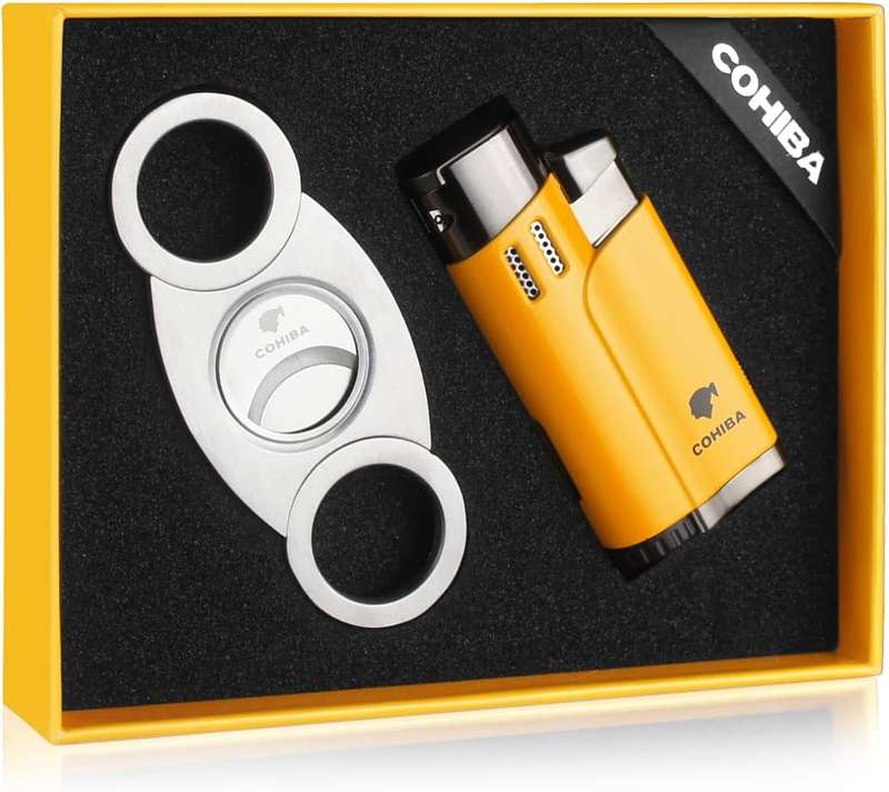 Cohiba  Triple Torch Lighter and Cigar Cutter Gift Set