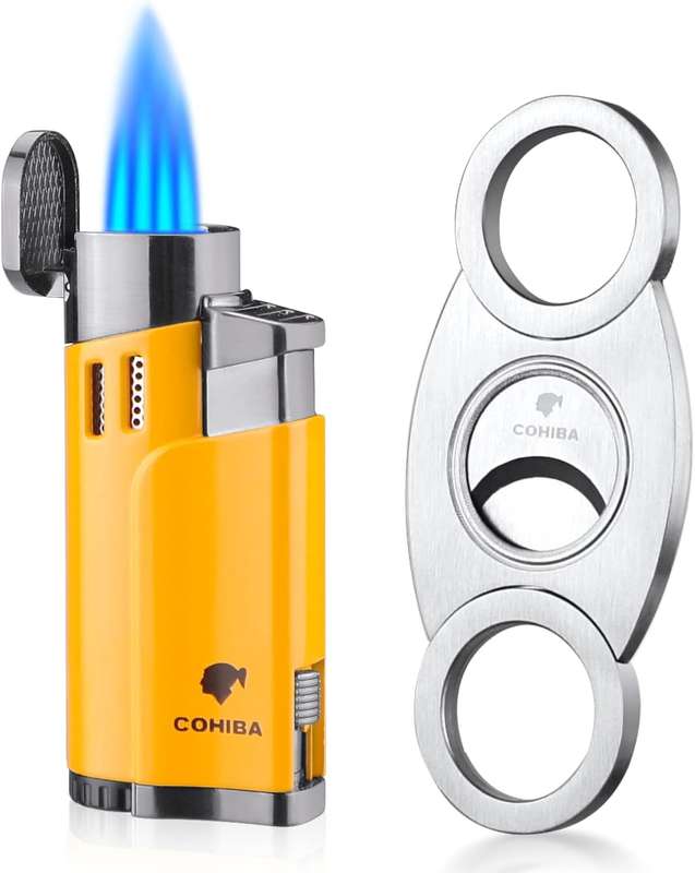 Cohiba  Triple Torch Lighter and Cigar Cutter Gift Set