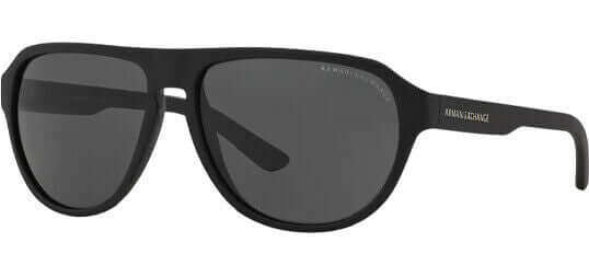 Armani Exchange Men's Alt/Low Bridge Fit Pilot Sunglasses - AX4028SF-807887-60