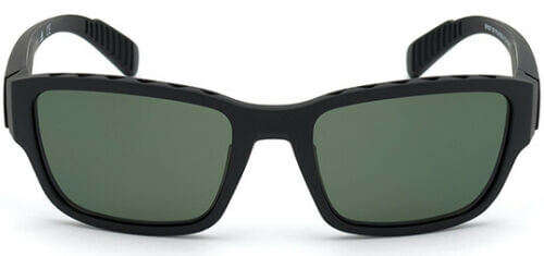 Adidas Men's Polarized Matte Black Rectangle Sport Sunglasses - SP0007 5702R