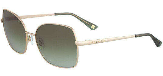 Anne Klein Women's Gold-Tone Metal Geometric Butterfly Sunglasses - AK7032-717