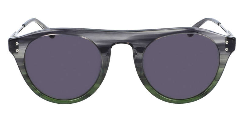 Calvin Klein Men's Smoke/Green Horn Gradient Sunglasses - CK20701S-078