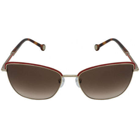 Carolina Herrera Brown Rectangular Ladies Sunglasses - SHE160N-560E-59