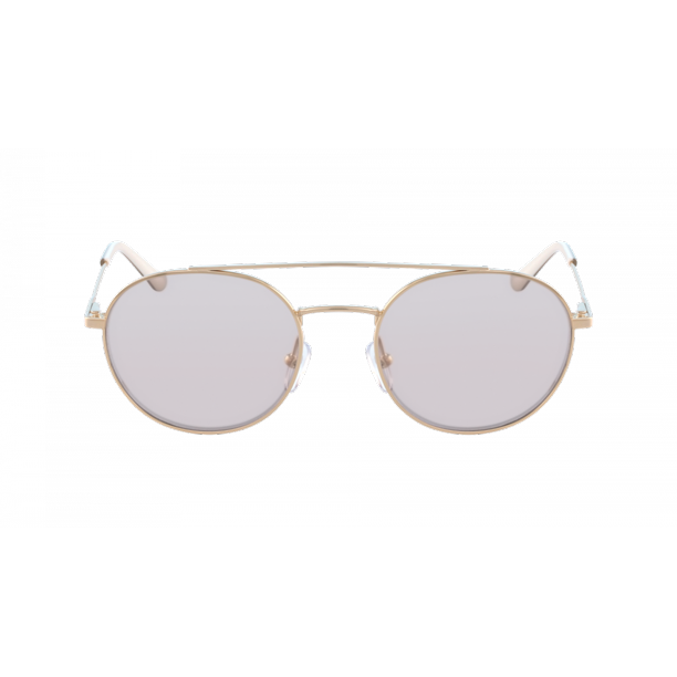 Calvin Klein Unisex Gold/Lilac Round Sunglasses - CK18116S