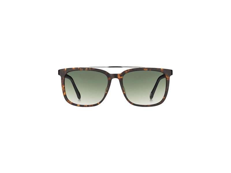 Fossil Men's Matte Havana Square Brow Bar Sunglasses - FOS2090S-0N9P-9K