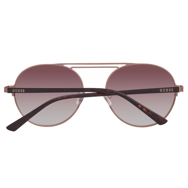 Guess Women's Vintage Round Metal Brow Bar Pilot Sunglasses - GU3028-73F