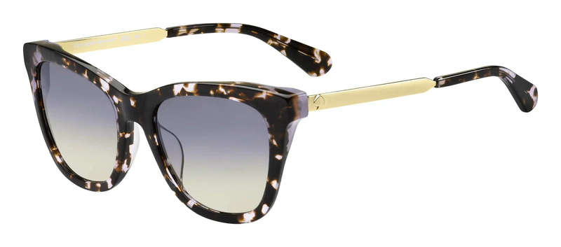 Kate Spade Women's Light Purple Havana Cat Eye Sunglasses - ALEXANES-0AY0-GB