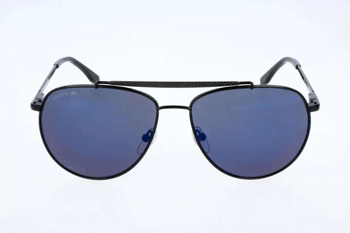 Lacoste Men's Black/Blue Aviator Sunglasses - L177S-001