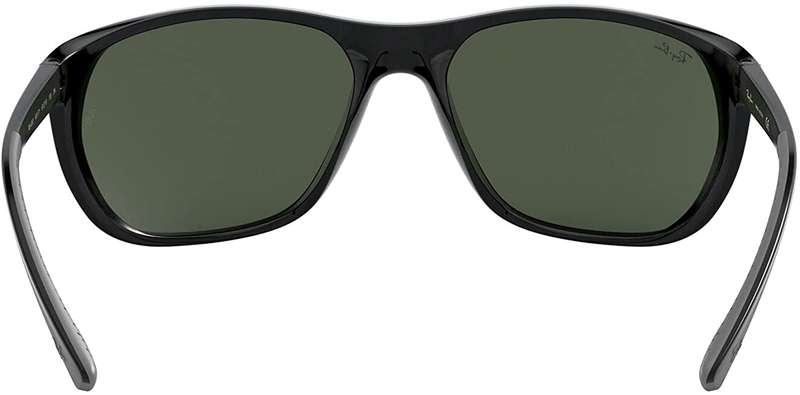 Ray Ban Unisex Fashion 61mm Gloss Black Sunglasses - RB4307-601-9A61