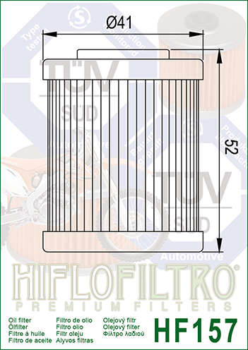 Hiflo - HF157 Oil Filter