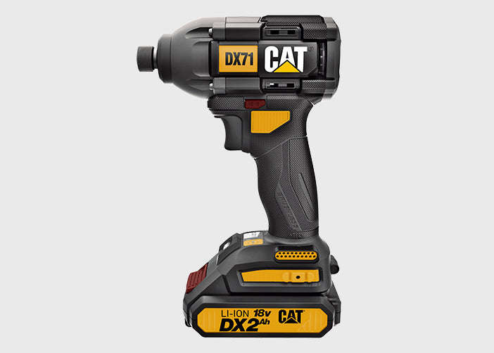 CAT 18V, Cordless 1/4" Impact Driver, 215Nm Kit - DX71