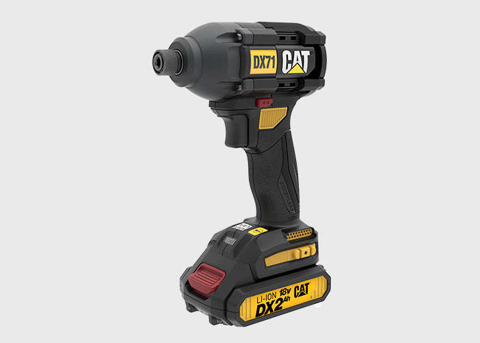 CAT 18V, Cordless 1/4" Impact Driver, 215Nm Kit - DX71