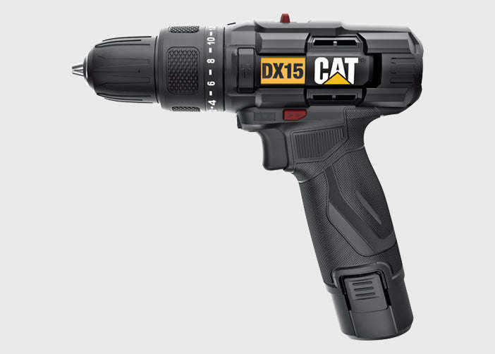 CAT 12V Cordless 30NM Impact Drill Kit - DX15