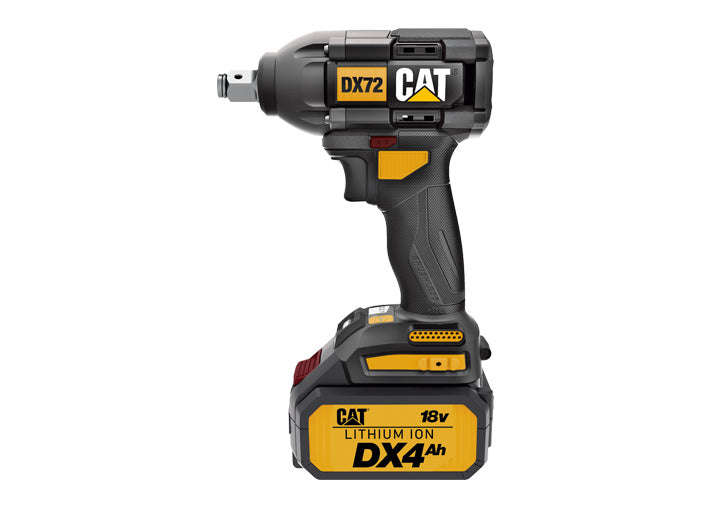 CAT 18V, Cordless 1/2" Impact Wrench, 350Nm Kit - DX72