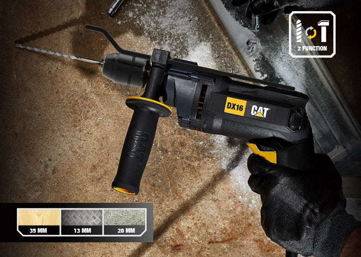 CAT 850W Impact Drill - DX16