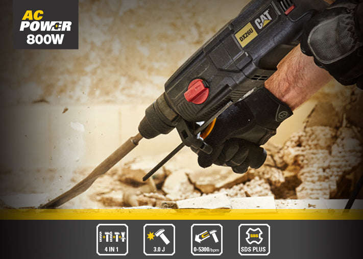 CAT SDS Rotary Hammer 800W - DX26