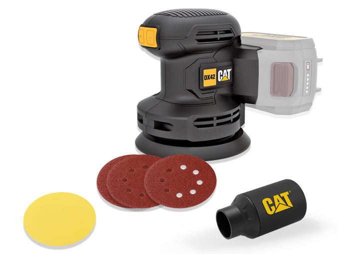 CAT 18V Cordless Orbital Sander & Polisher - Tool Only - DX42B