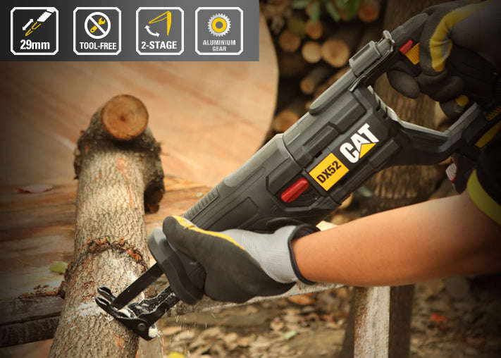 CAT 18V, Cordless Reciprocating Saw - Tool Only - DX52B