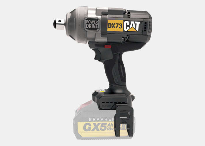 CAT 18V, Cordless 3/4" Impact Wrench, 1700Nm Kit - DX73