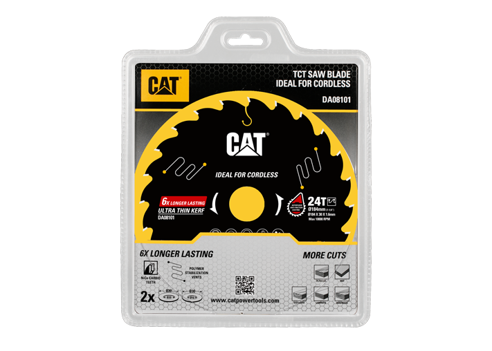 CAT TCT 184mm Cordless Circular Saw Blade - DA08101
