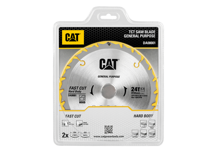CAT TCT 184mm Circular Saw Blade - General Purpose - DA08001