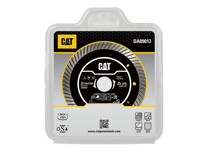CAT Turbo Diamond Cutting Blade - 230mm - DA09013