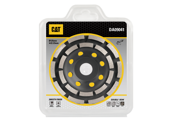 CAT Diamond Concrete Grinding Disc - 125mm - DA09041