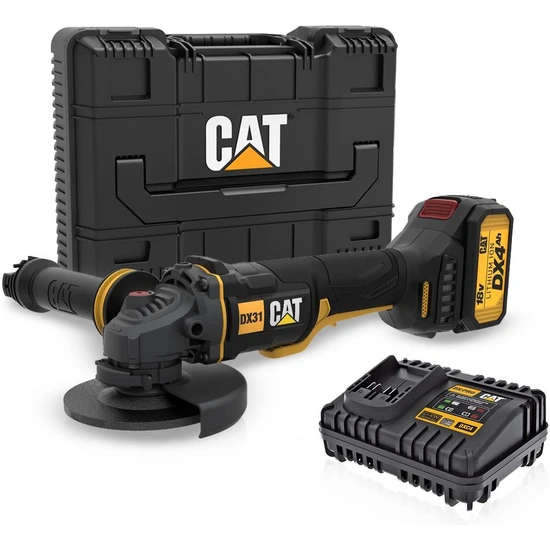 CAT 115mm / 125mm, 18V Cordless Angle Grinder Kit - DX31