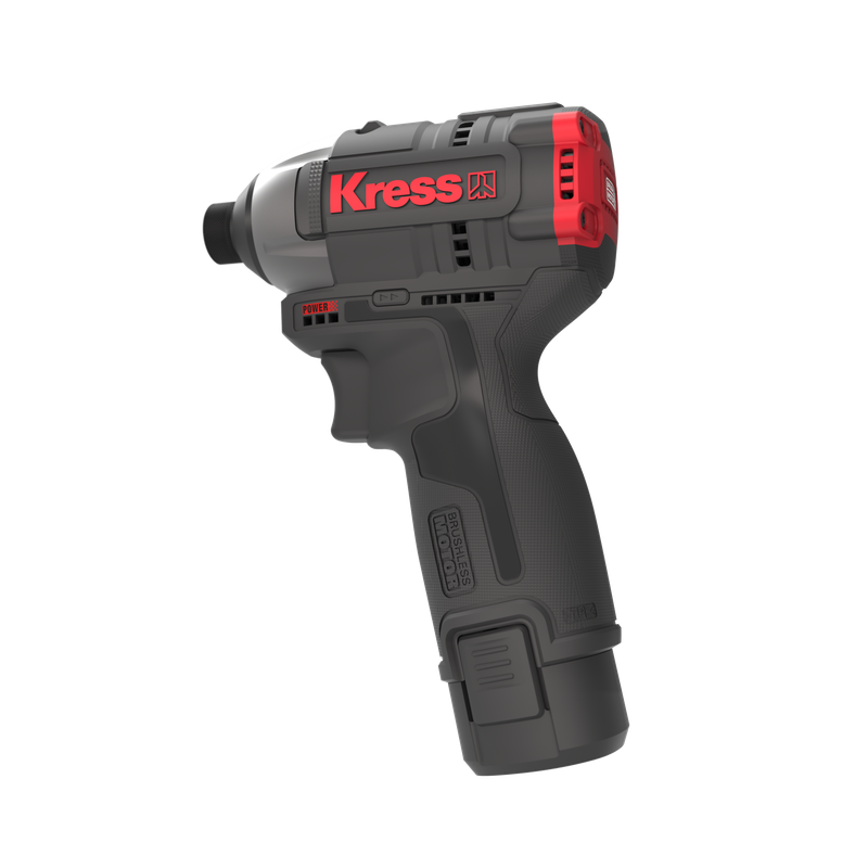 Kress 1/4" 12V, 140Nm Impact Driver Kit - KUB50.2