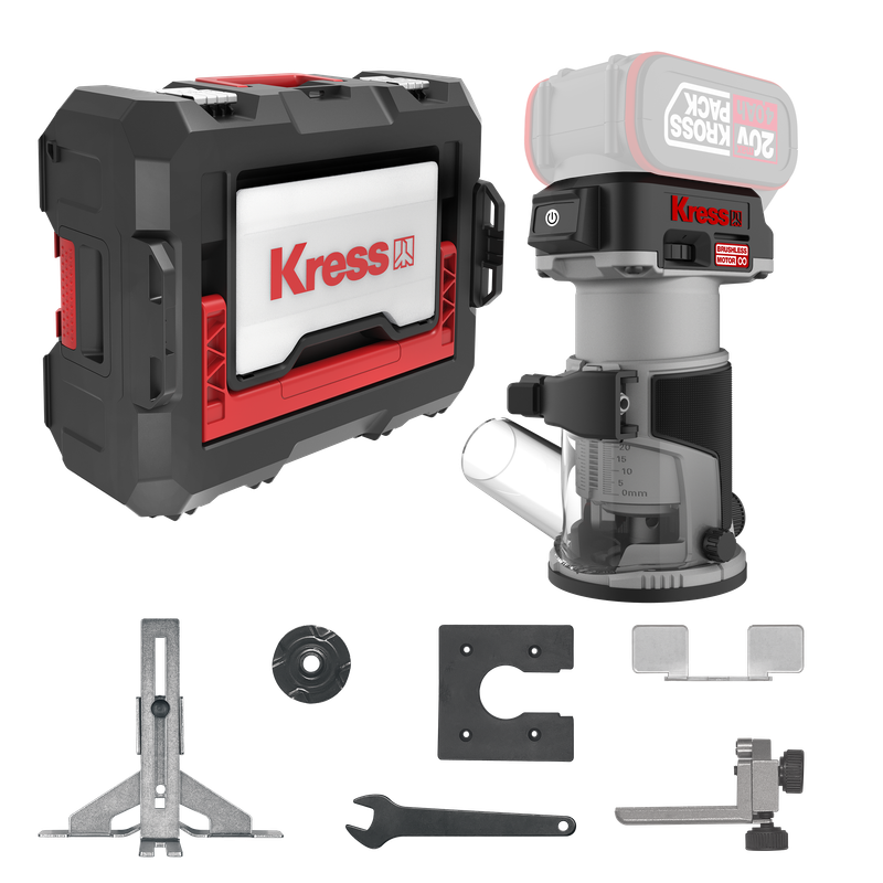 Kress 20V Cordless Edge Router - Tool Only - KUD26.91