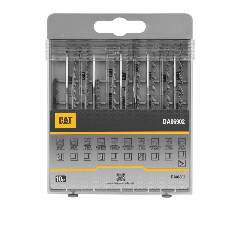 CAT Professional Wood Jigsaw Blades - 10 Pack - DA06902