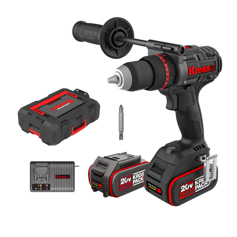 Kress 20V, 150Nm Hammer Drill Kit - KUC35