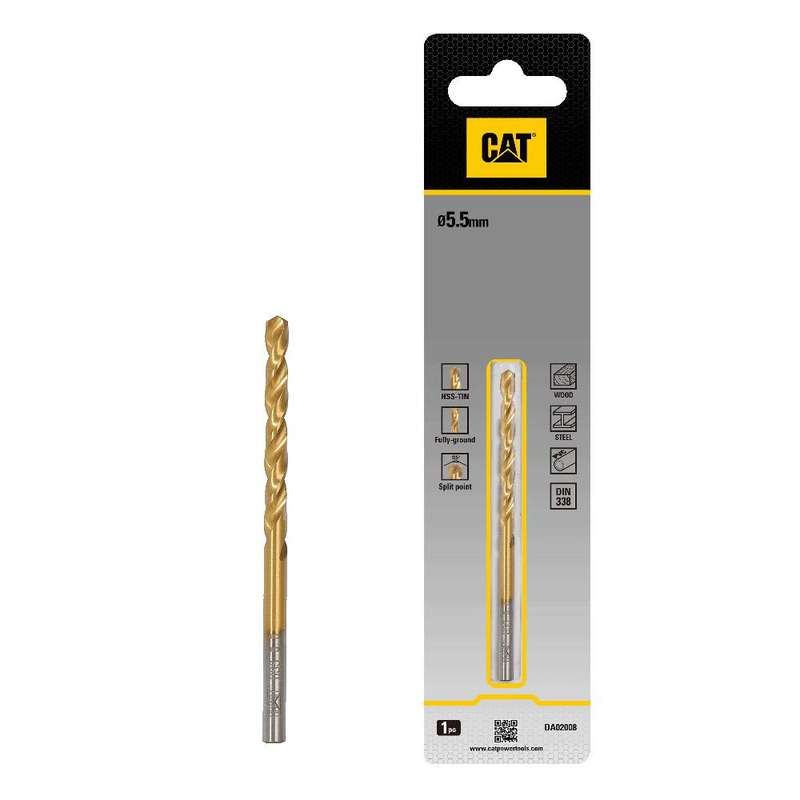 CAT HSS Drill Bit 5.5mm x 93mm - DA02008
