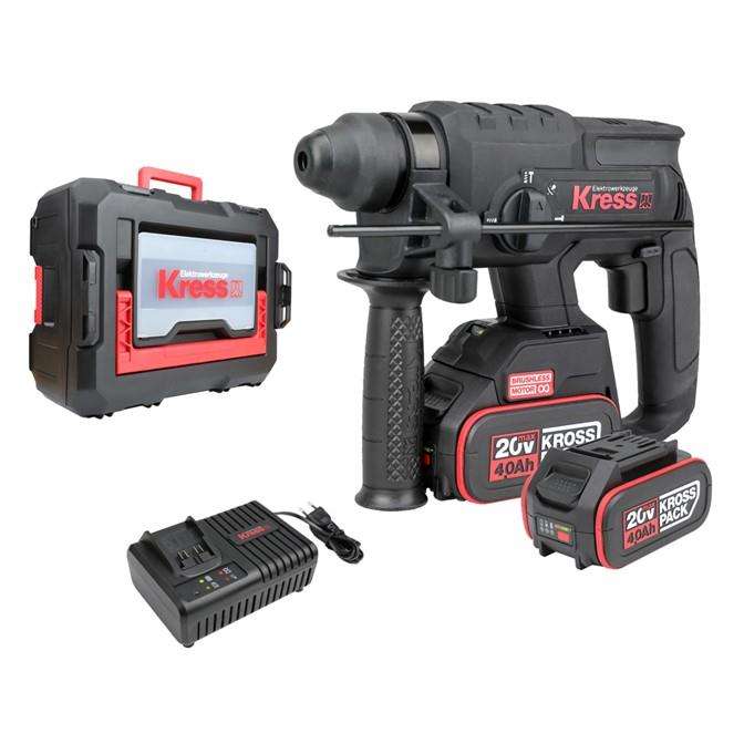 Kress 20V, Rotary Hammer SDS+ Kit - KUC60.2
