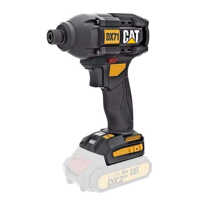 CAT 18V, Cordless 1/4" Impact Driver, 215Nm - Tool Only - DX71B
