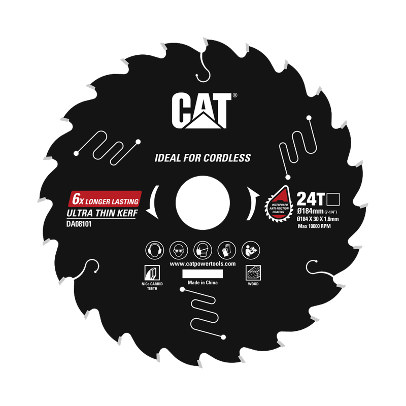 CAT TCT 184mm Cordless Circular Saw Blade - DA08101