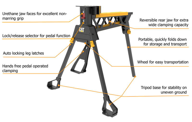 CAT Jawhorse Clamping & Support Station - DH1002