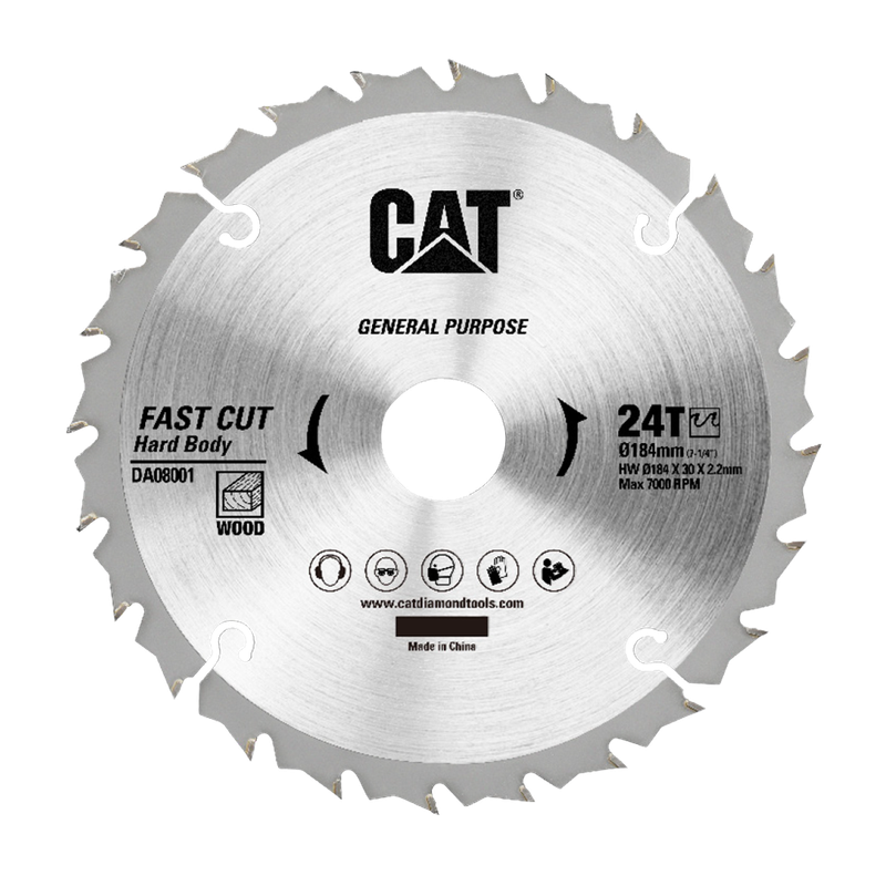 CAT TCT 184mm Circular Saw Blade - General Purpose - DA08001