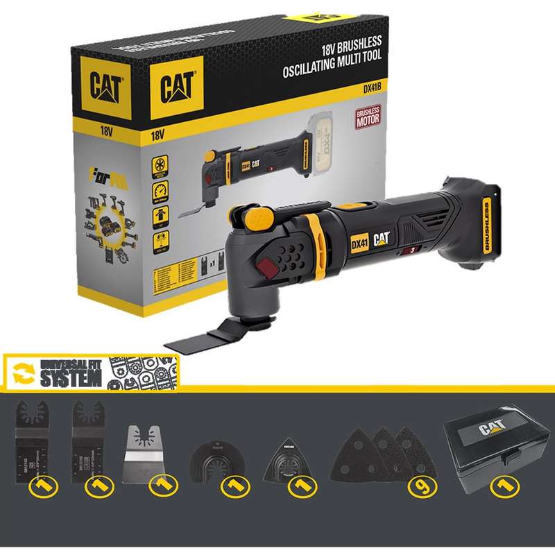 CAT 18V Cordless Oscillating Multi Tool - Tool Only - DX41B