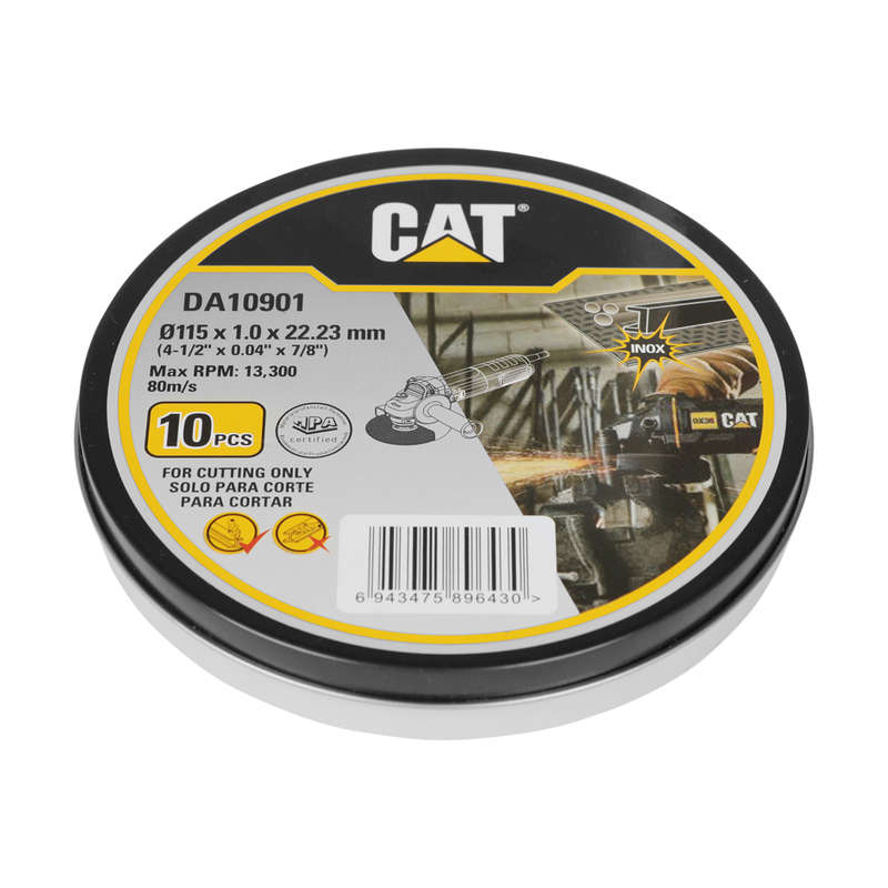 CAT Abrasive Flat Thin Cutting Disc - 115mm - DA10901