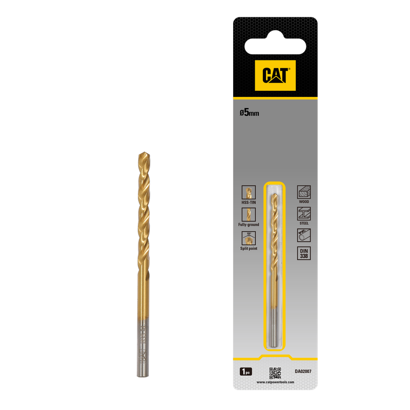 CAT HSS Drill Bit 5mm x 86mm - DA02007